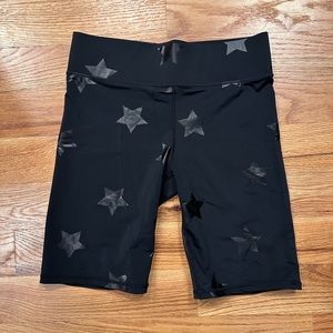 Terez black foil shorts
